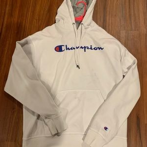 White Champion Hoodie